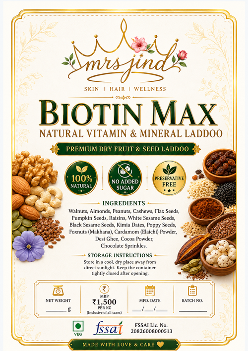 Biotin Max – Natural Vitamin & Mineral